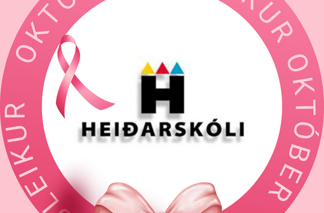 💖 Bleiki dagurinn í Heiðarskóla – miðvikudaginn 22. október 🎀