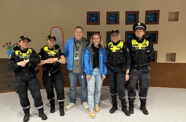 Starfsmenn Flotans í heimsókn