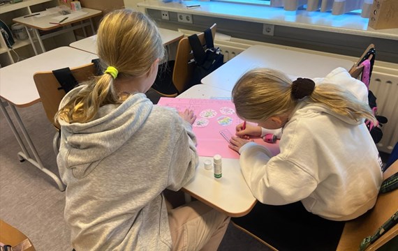 Tölfræðiverkefni hjá 5. bekk