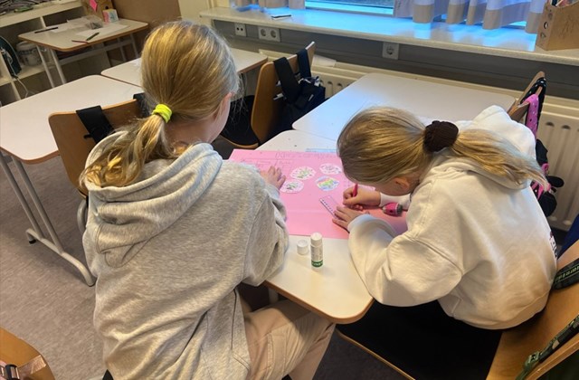 Tölfræðiverkefni hjá 5. bekk