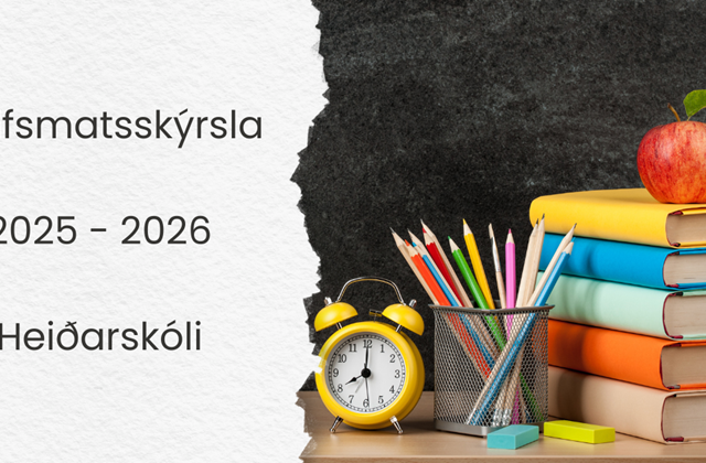Sjálfsmatskýrsla 2025-2026