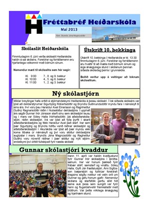 Nýtt fréttabréf!