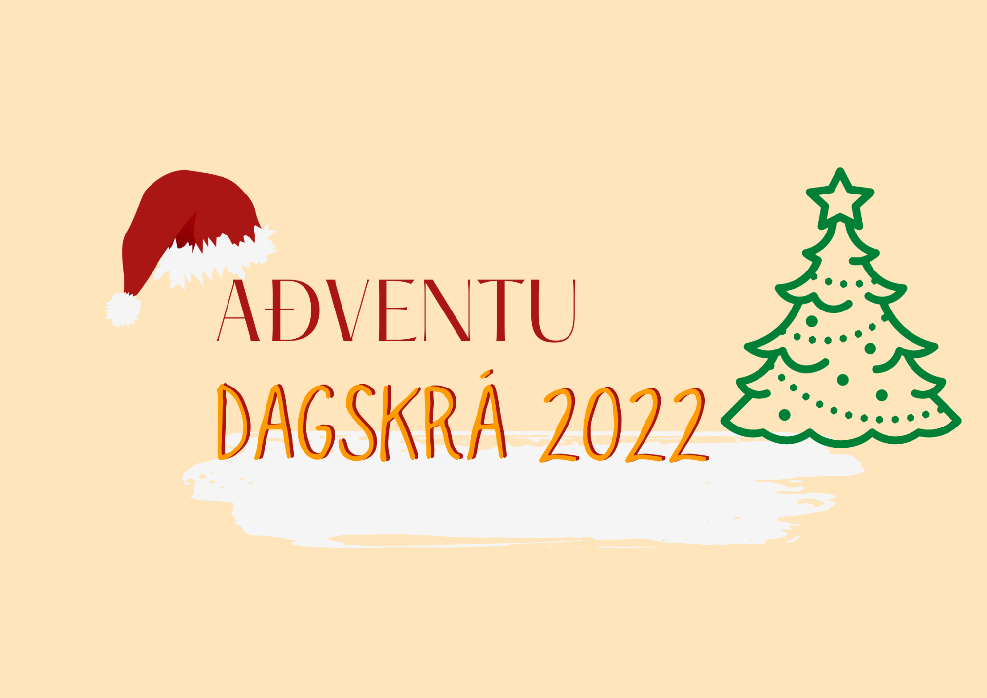 Aðventudagskrá Heiðarskóla 2022
