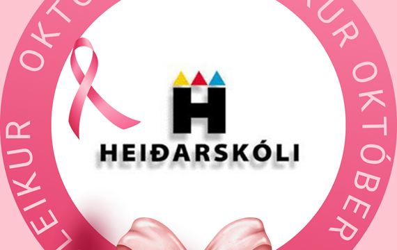 💖 Bleiki dagurinn í Heiðarskóla – miðvikudaginn 22. október 🎀
