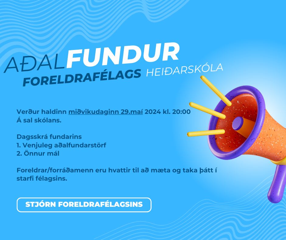 Aðalfundur foreldrafélagsins
