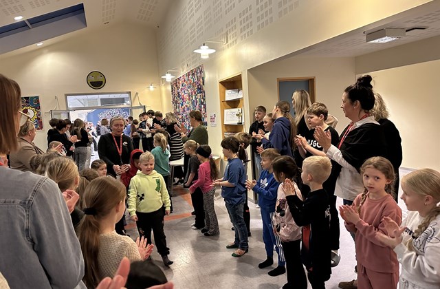 100 dagar í Heiðarskóla hjá 1. bekk