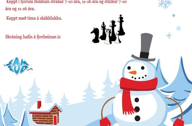 Jólaskákmót í Gerðaskóla