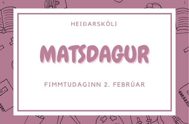 Matsdagur 2. febrúar