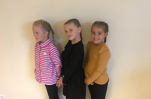 Hárgreiðsluval æfði fléttur