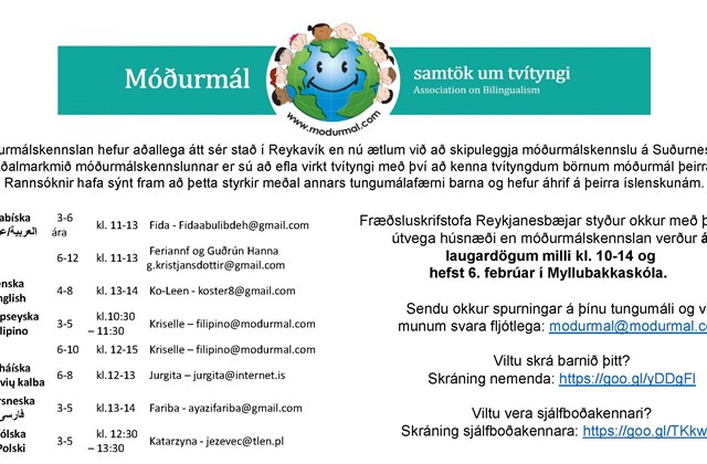 Móðurmálskennsla
