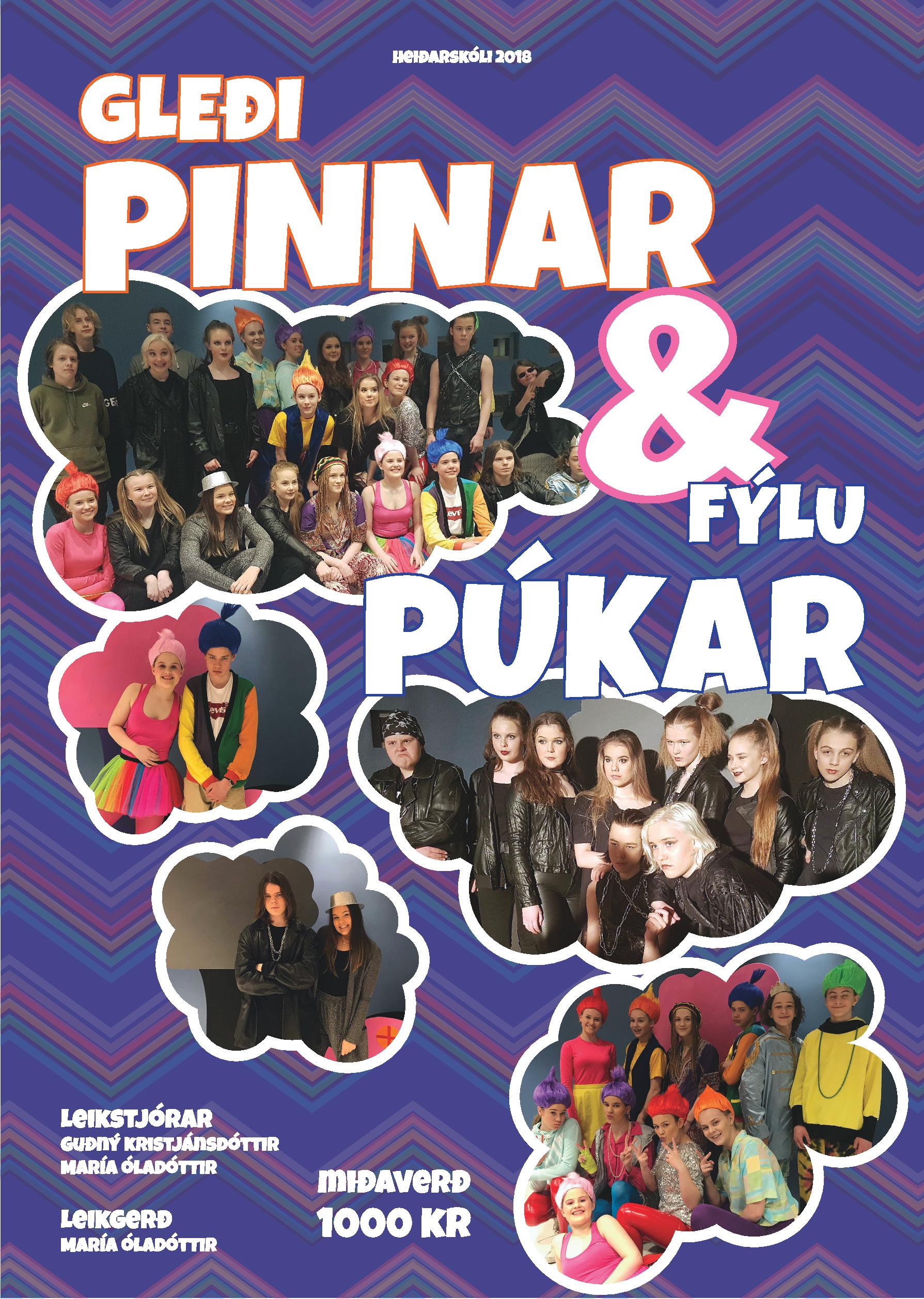 Pinnar og púkar í kvöld kl. 20.00