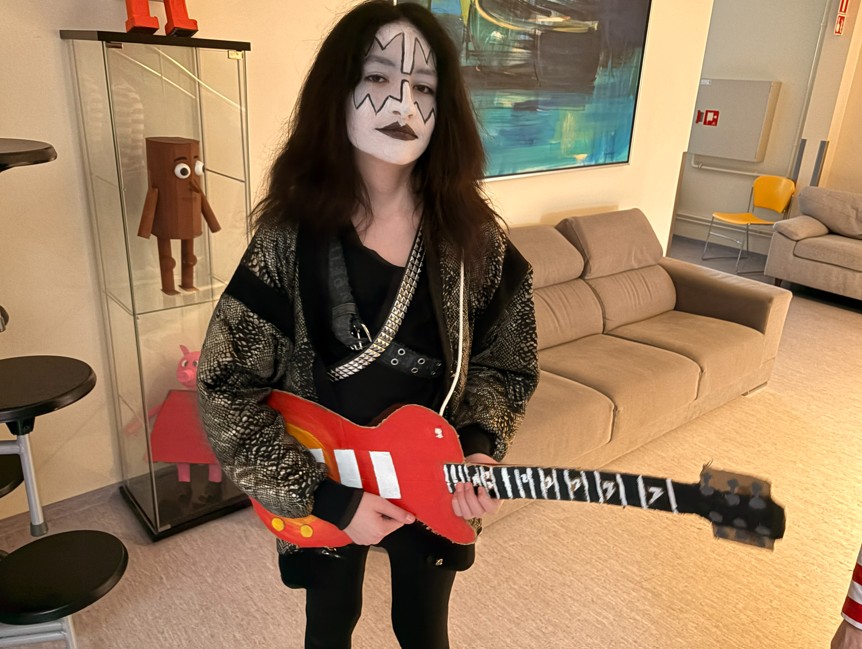 Líf og fjör á öskudegi í Heiðarskóla