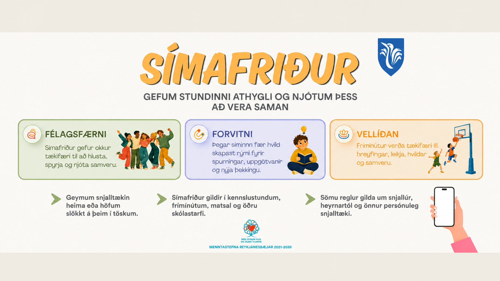 Símafriður í Heiðarskóla
