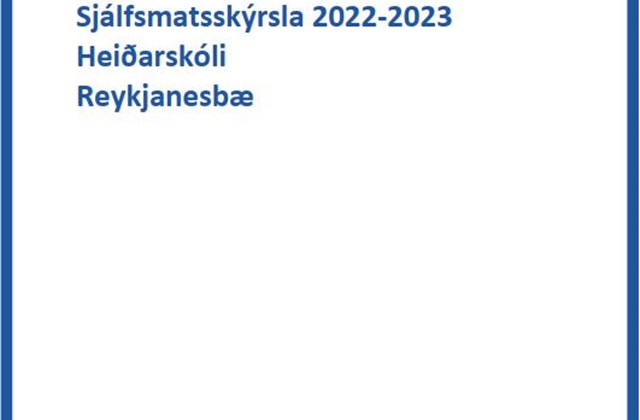 Sjálfsmatsskýrsla Heiðarskóla 2022-2023