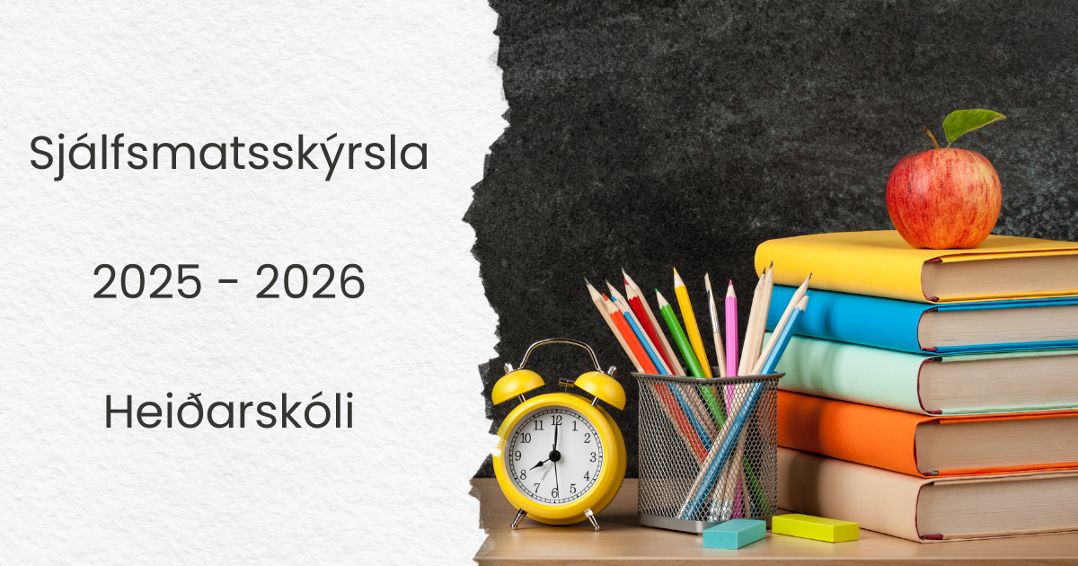 Sjálfsmatskýrsla 2025-2026
