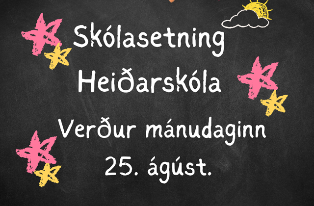 Skólasetning 2025