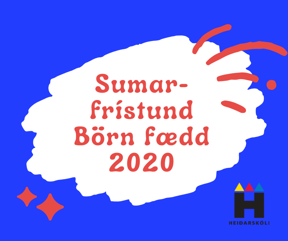 Skráning í sumarfrístund