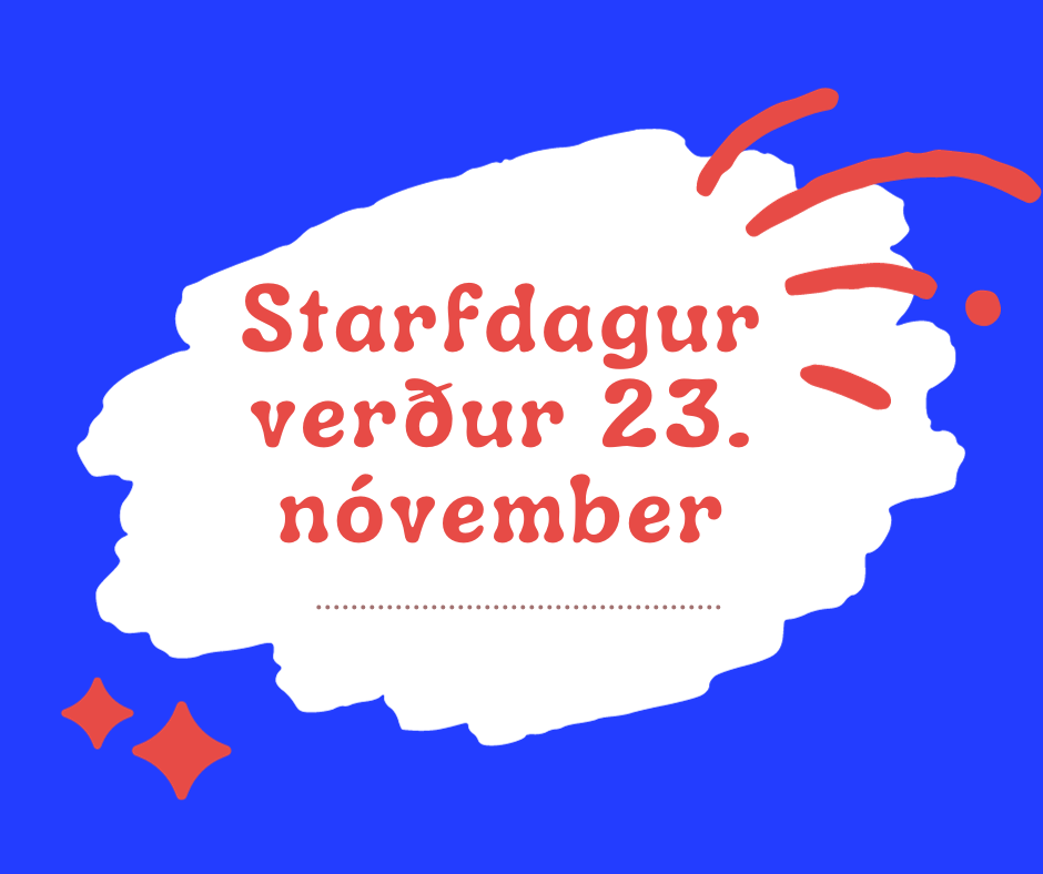 Starfsdagur 23. nóvember