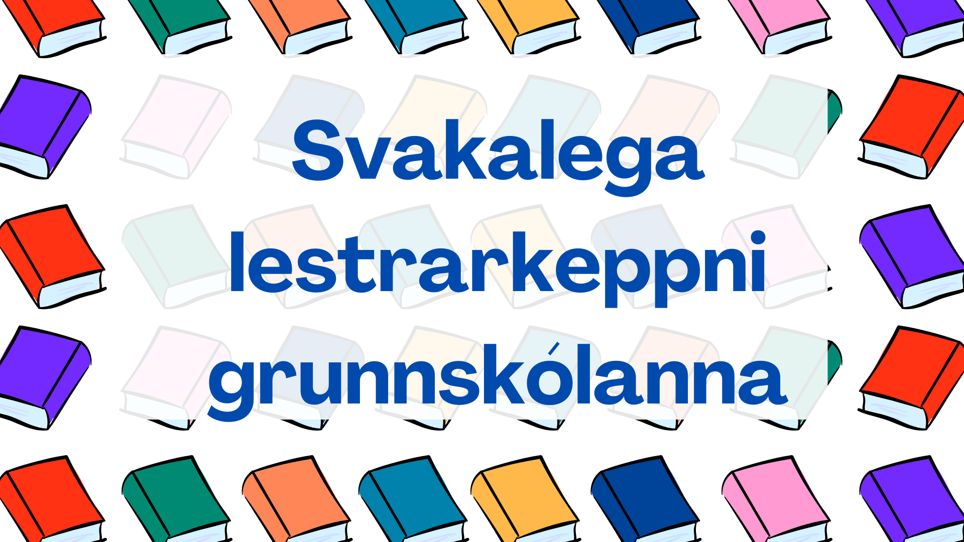Svakalega lestrarkeppni grunnskólanna