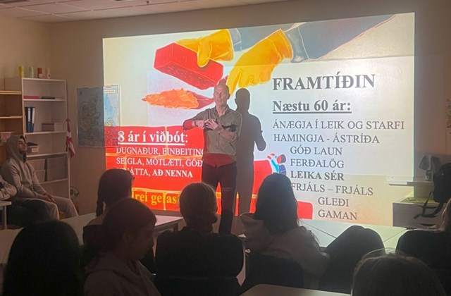 Heimsókn Þorgríms Þráinssonar