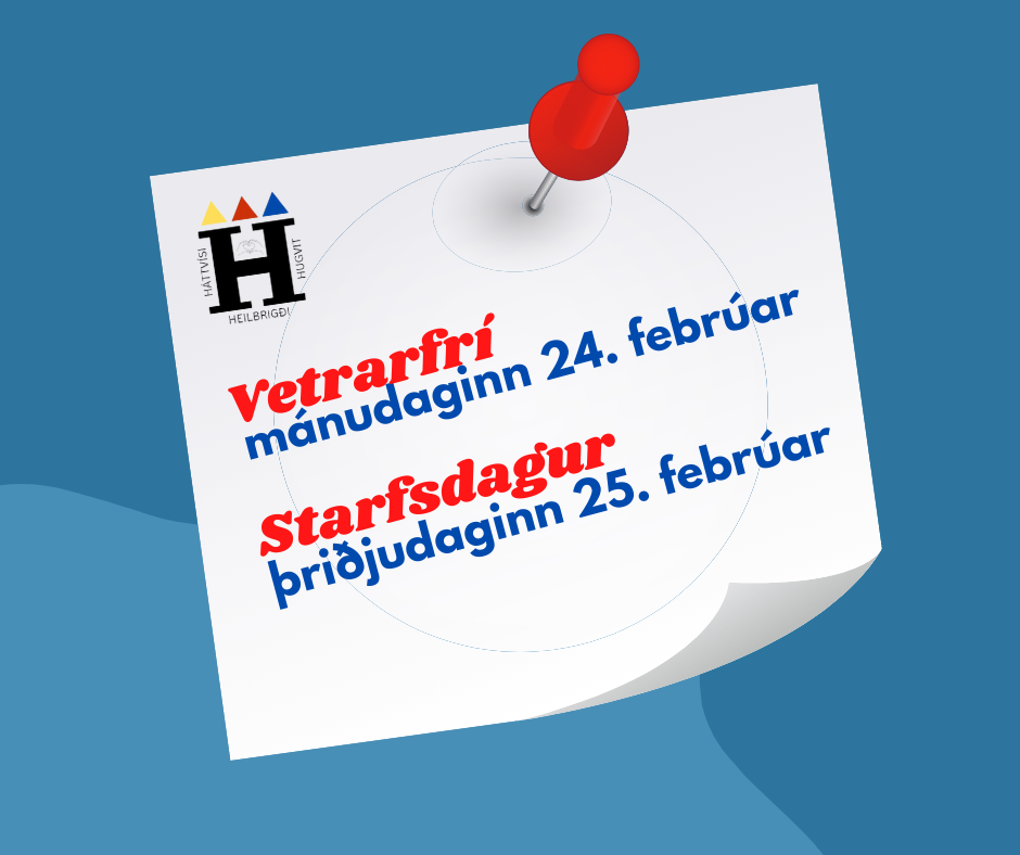 Vetrarfrí og starfsdagur